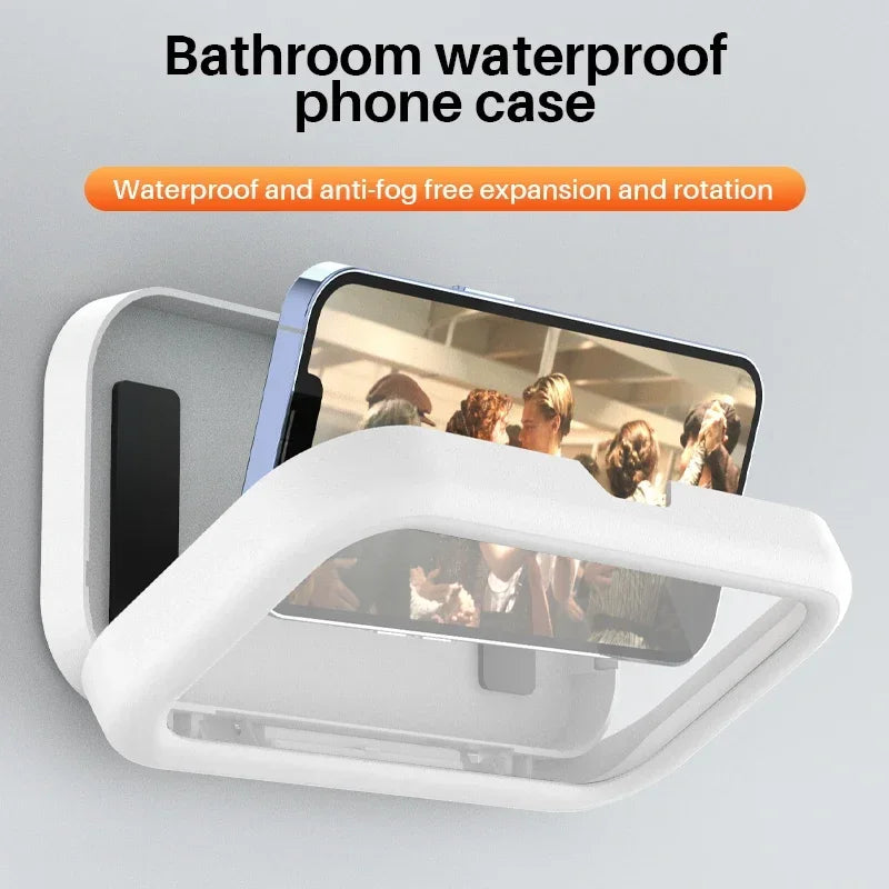 Waterproof 360° Shower Phone Holder
