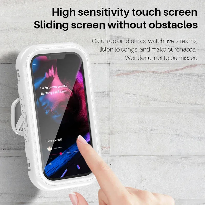 Waterproof 360° Shower Phone Holder